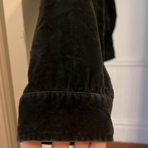 Nautica Navy Button up Velvet Jacket - Picture 4 of 4